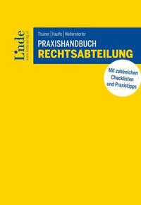 Vorderes Coverbild Praxishandbuch Rechtsabteilung