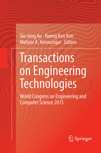 Vorderes Coverbild Transactions on Engineering Technologies