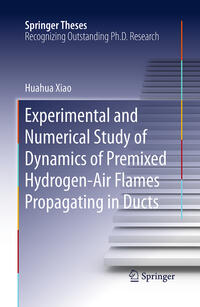 Vorderes Coverbild Experimental and Numerical Study of Dynamics of Premixed Hydrogen-Air Flames Propagating in Ducts
