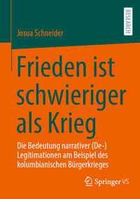 Vorderes Coverbild Frieden ist schwieriger als Krieg