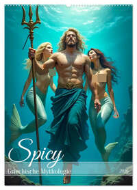 Vorderes Coverbild Spicy - Griechische Mythologie (Wandkalender 2026 DIN A2 hoch), CALVENDO Monatskalender