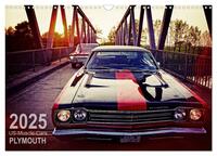 Vorderes Coverbild US-Muscle-Cars - Plymouth (Wandkalender 2025 DIN A3 quer), CALVENDO Monatskalender