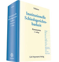 Vorderes Coverbild Institutionelle Schiedsgerichtsbarkeit