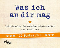 Vorderes Coverbild Was ich an dir mag – 20 Postkarten