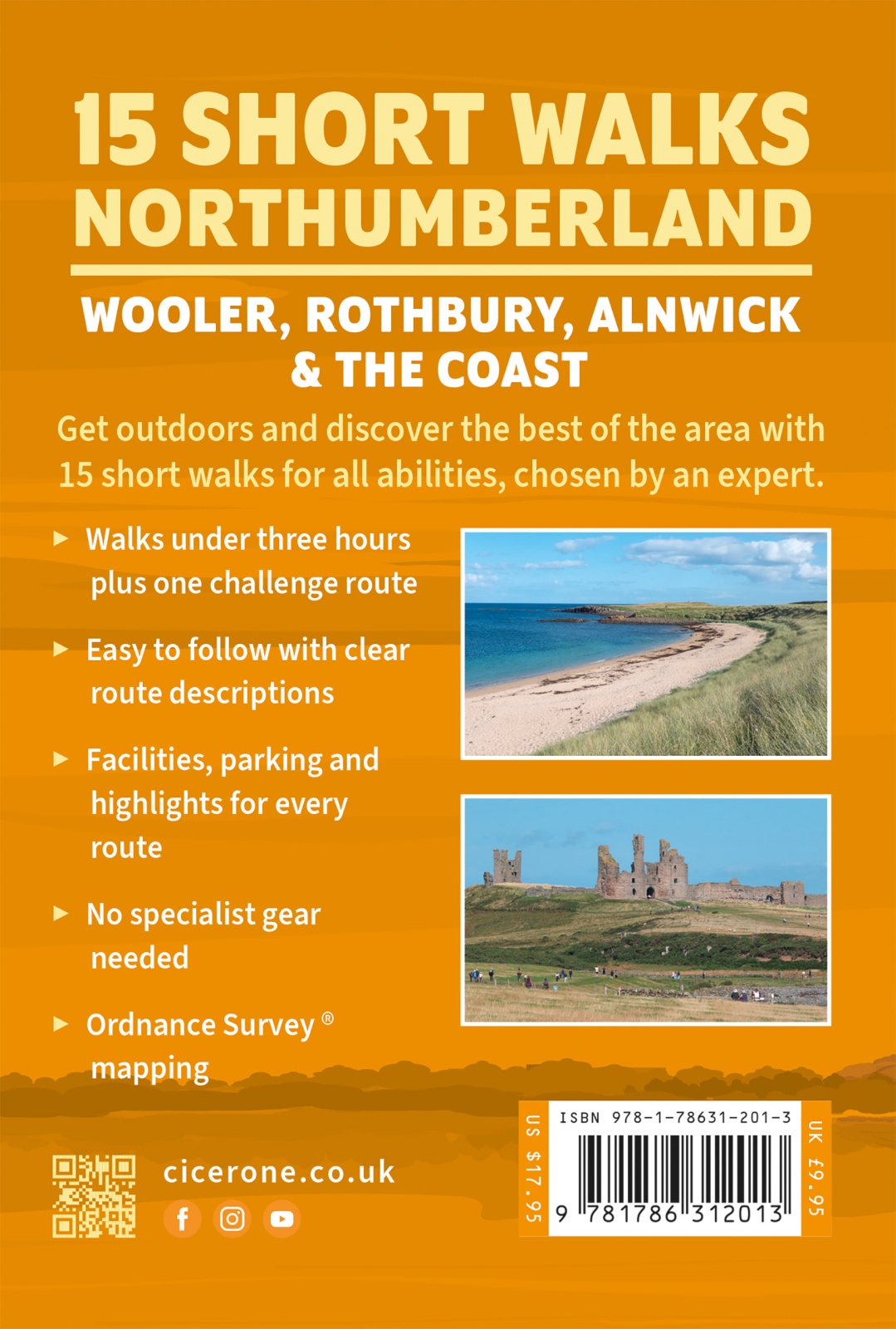 Rückseitencover 15 Short Walks in Northumberland
