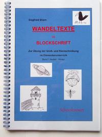 Vorderes Coverbild Wandeltexte in Blockschrift