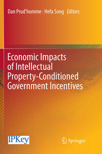 Vorderes Coverbild Economic Impacts of Intellectual Property-Conditioned Government Incentives