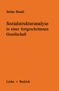 Vorderes Coverbild Sozialstrukturanalyse in einer fortgeschrittenen Gesellschaft
