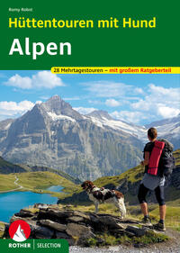Vorderes Coverbild Hüttentouren mit Hund Alpen