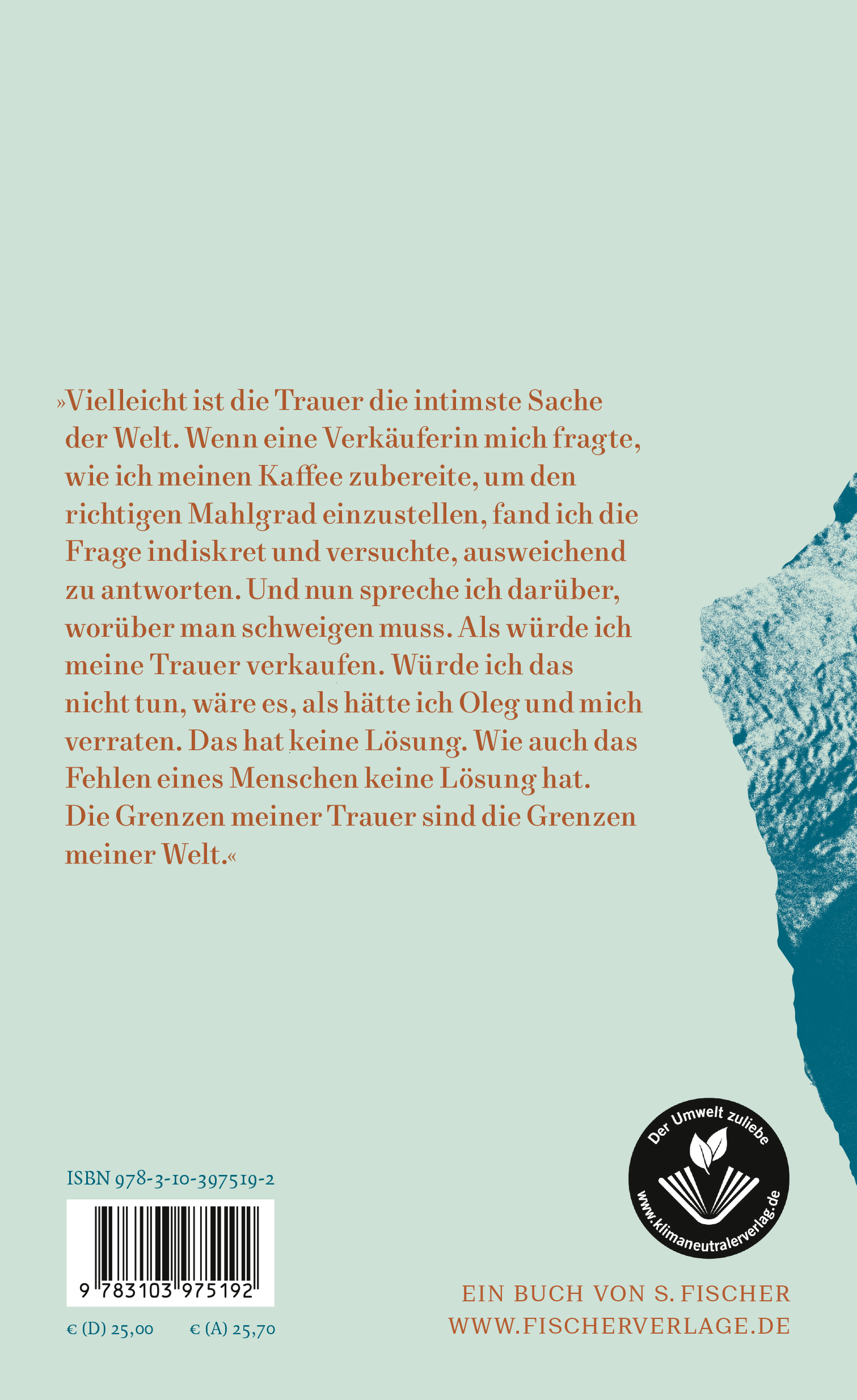 Rückseitencover Gespräch über die Trauer