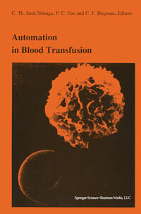 Vorderes Coverbild Automation in blood transfusion