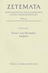 Vorderes Coverbild Terenz' und Menanders Adelphoe