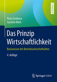 Vorderes Coverbild Das Prinzip Wirtschaftlichkeit