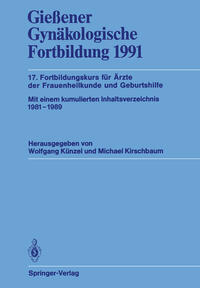 Vorderes Coverbild Gießener Gynäkologische Fortbildung 1991