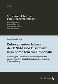 Vorderes Coverbild Enforcementverfahren der FINMA und Dissonanz zum nemo tenetur-Grundsatz