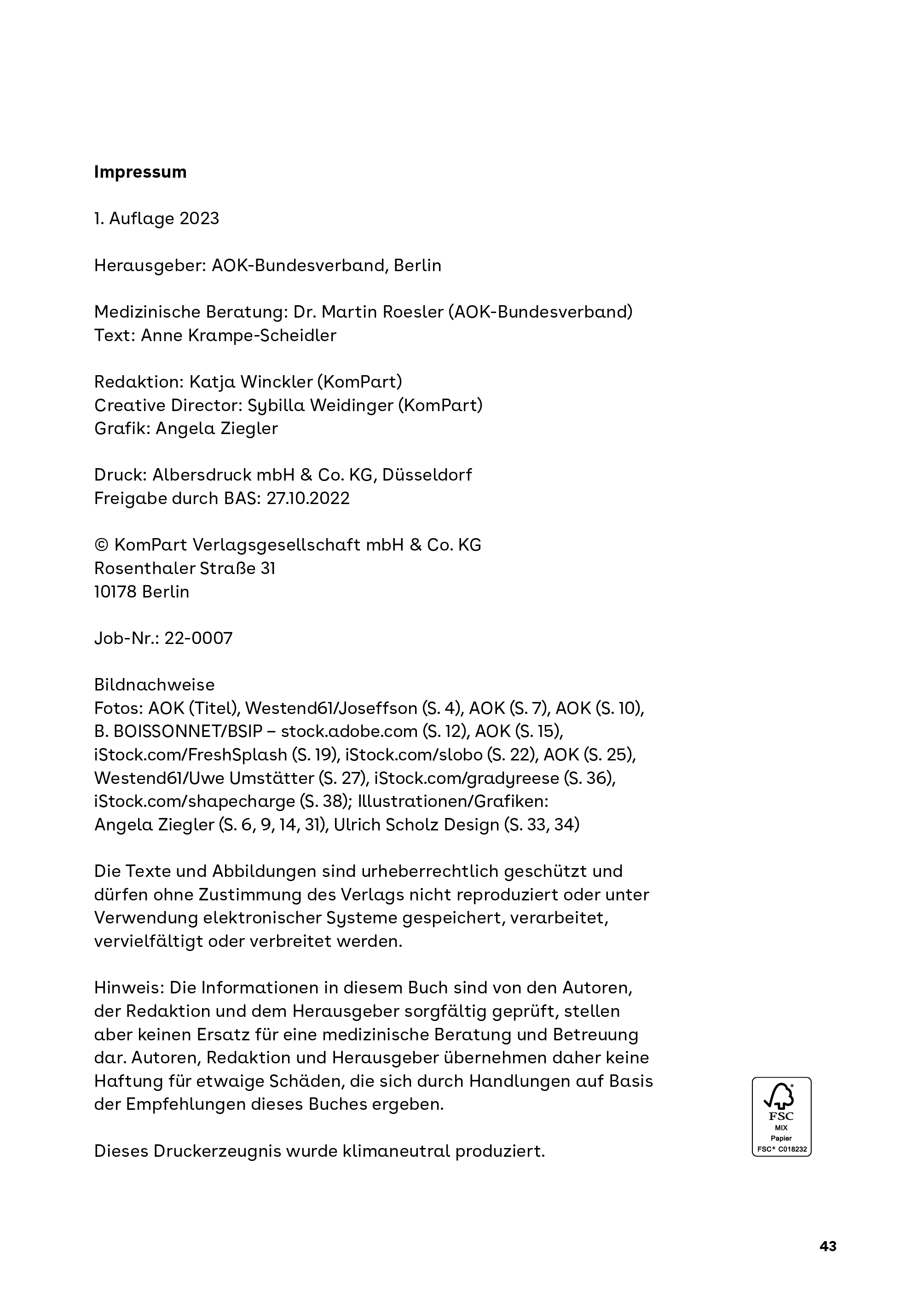 Anderes Coverbild Knochen wirksam schützen
