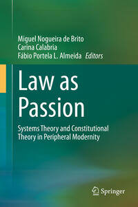 Vorderes Coverbild Law as Passion