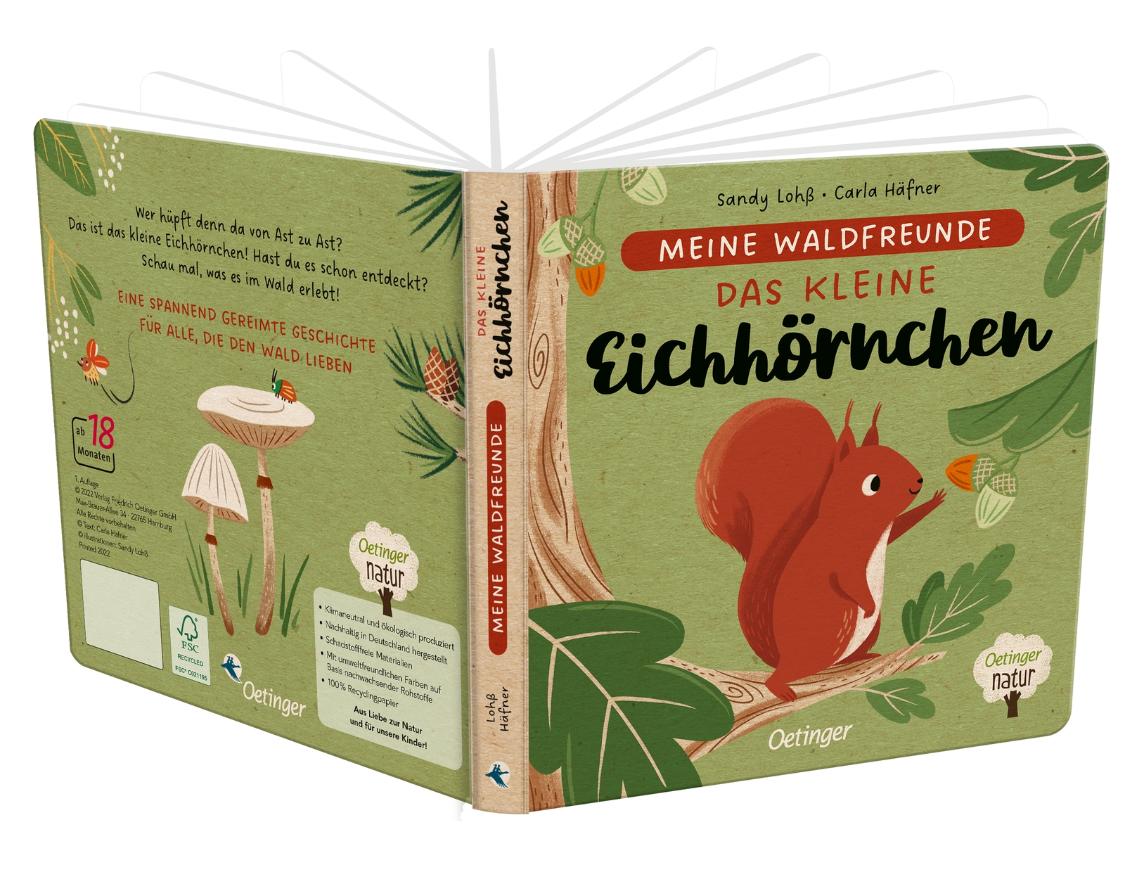 Gesamtes Coverbild Meine Waldfreunde. Das kleine Eichhörnchen