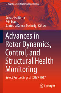Vorderes Coverbild Advances in Rotor Dynamics, Control, and Structural Health Monitoring