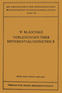 Vorderes Coverbild Vorlesungen über Differentialgeometrie und geometrische Grundlagen von Einsteins Relativitätstheorie II