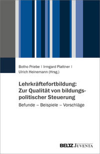Vorderes Coverbild Lehrkräftefortbildung: Zur Qualität von bildungspolitischer Steuerung