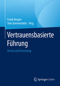 Vorderes Coverbild Vertrauensbasierte Führung