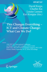 Vorderes Coverbild This Changes Everything – ICT and Climate Change: What Can We Do?