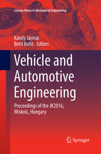 Vorderes Coverbild Vehicle and Automotive Engineering