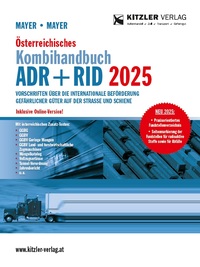 Vorderes Coverbild Österreichisches Kombihandbuch ADR + RID 2025 – Loseblatt
