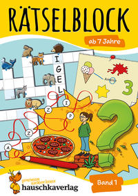 Vorderes Coverbild Rätselblock ab 7 Jahre - Band 1