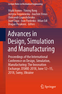 Vorderes Coverbild Advances in Design, Simulation and Manufacturing