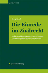 Vorderes Coverbild Die Einrede im Zivilrecht