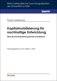 Vorderes Coverbild Kapitalmobilisierung für nachhaltige Entwicklung