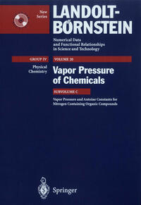 Vorderes Coverbild Vapor Pressure and Antoine Constants for Nitrogen Containing Organic Compounds
