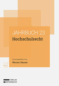 Vorderes Coverbild Hochschulrecht