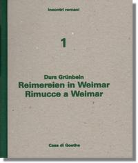 Vorderes Coverbild Reimereien in Weimar - Rimucce a Weimar