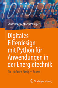 Vorderes Coverbild Digitales Filterdesign mit Python für Anwendungen in der Energietechnik