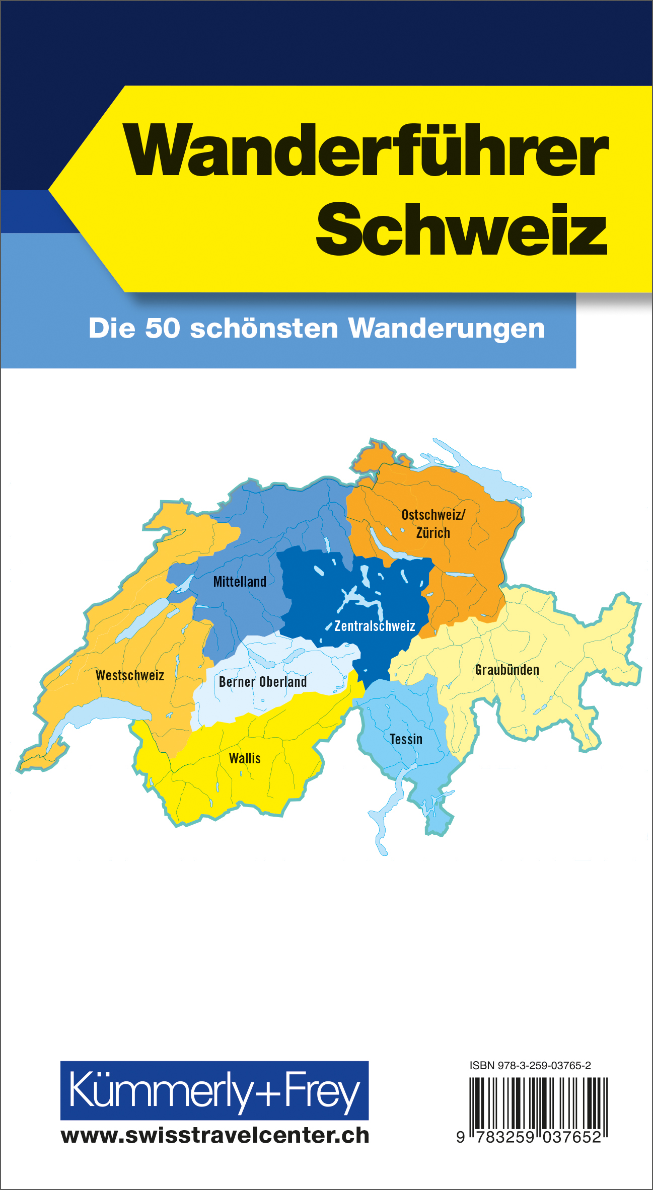Rückseitencover Wanderführer Schweiz