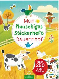 Vorderes Coverbild Mein flauschiges Stickerheft – Bauernhof