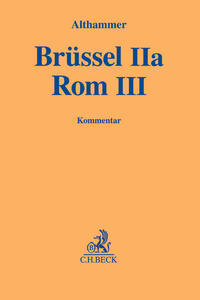 Vorderes Coverbild Brüssel IIa Rom III