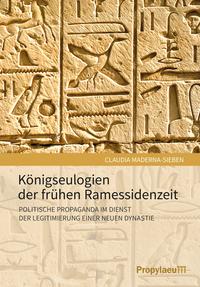 Vorderes Coverbild Königseulogien der frühen Ramessidenzeit