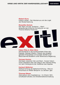 Vorderes Coverbild Exit! Krise und Kritik der Warengesellschaft
