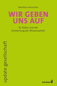 Vorderes Coverbild Wir geben uns auf