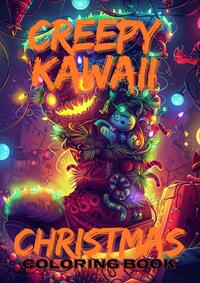 Vorderes Coverbild Creepy Kawaii Christmas Coloring Book