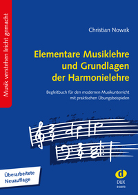 Vorderes Coverbild Elementare Musiklehre und Grundlagen der Harmonielehre
