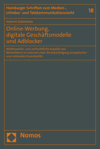 Vorderes Coverbild Online-Werbung, digitale Geschäftsmodelle und Adblocker