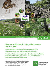 Vorderes Coverbild NaBiV Heft 172 Band 2.2: Das europäische Schutzgebietssystem Natura 2000 Band 2.2 Lebensraumtypen