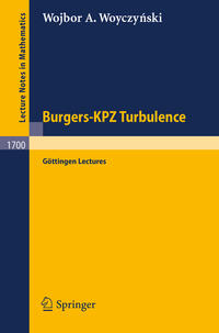 Vorderes Coverbild Burgers-KPZ Turbulence