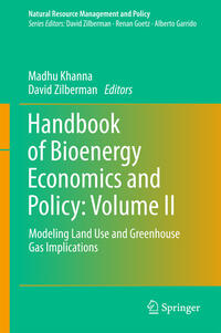 Vorderes Coverbild Handbook of Bioenergy Economics and Policy: Volume II