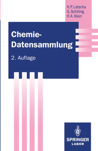 Vorderes Coverbild Chemie — Datensammlung